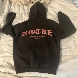 Notre Street Couture Black Hoodie